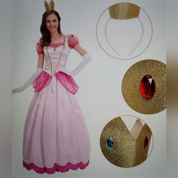 NWT WOMANS Queen for the day..Royalty Princess Costume Dress cosplay.holiday - Picture 3 of 8